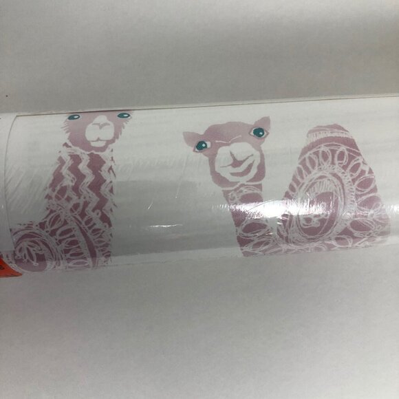 Alpaca Wallpaper Purple Pink Alpacas and Camels Double Roll 56 Sq Ft New - Picture 11 of 11